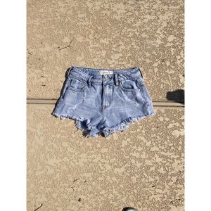 Pacsun High Rise Festival Denim Shorts